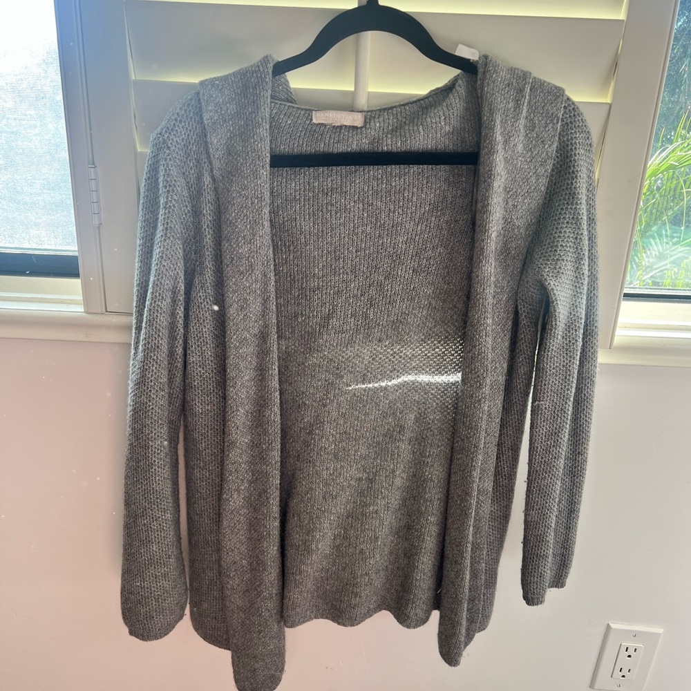 Benedetta B hooded knit cardigan sweater